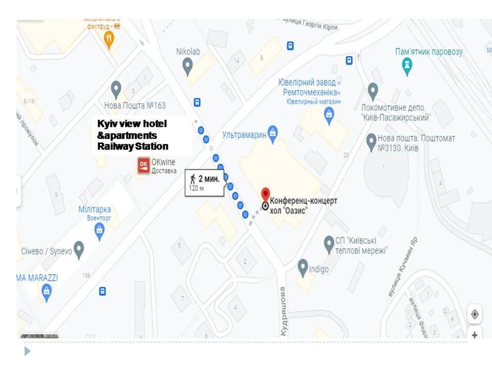 View Smart Apartment Kvartet Railway Station 4D Kiev Exterior foto